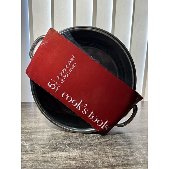 belk Kitchen Belk Cooks Tools 55 Quart Stainless Steel Dutch Oven